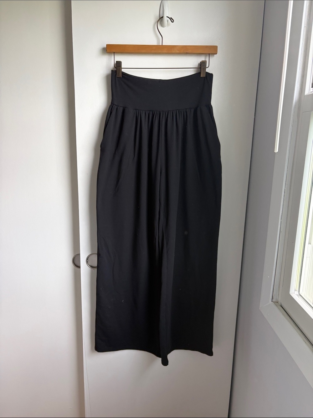 Stelle Black Wide-Leg High-Waist pants